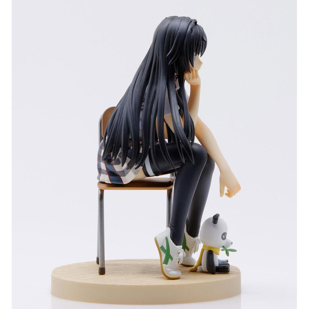 13CM Anime Yahari Ore no Seishun Love Comedy wa Machigatteiru Figure Yukinoshita Yukin Sitting Position Anime Model Toys Gifts
