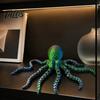 Unique Home Decor 3D Printed Octopus Sea Animal Fidget Toy, Flexible Articulated Tentacle Figurine, Educational Ocean Creature Desktop Decoration with
