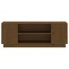 TV Cabinet Honey Brown 110 x 35 x 40.5 cm Solid Pine Wood