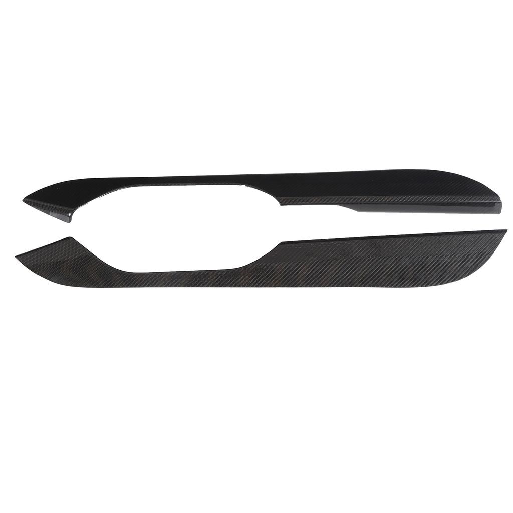 2PCS Gear Shift Side Frame Carbon Fiber Decoration Replacement for Cayenne 2018?2021