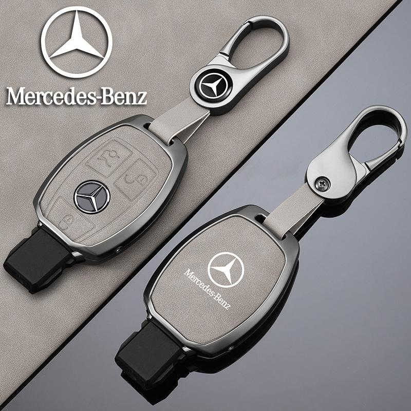 ZHM3   High Quality Car logo Remote Key Fob Cover Shell Bag For Mercedes Benz A C E S G Class GLC CLE CLA W177 W205 W213 W222 X167 AMG