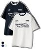 UNTAPPED STUDIO Uranus 7 Oversized Track Short Sleeve Color Block T-Shirt 3 Colors