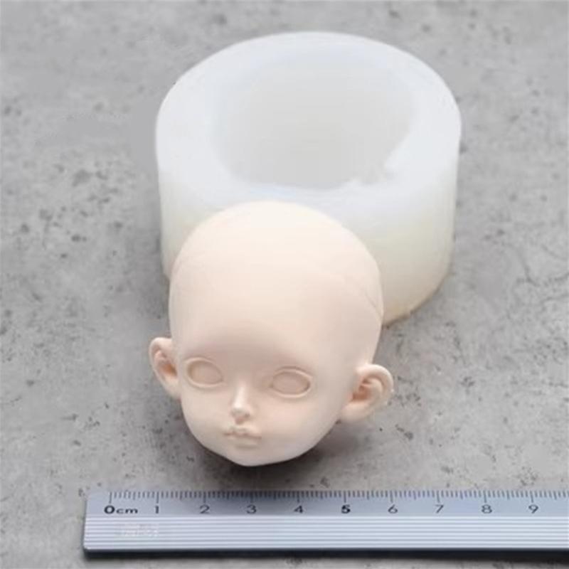 Forma silikonowa do twarzy lalki, forma do fondantów, czekolady, formy do gliny, mydła DIY, lekkie narzędzia do dekoracji tortów, forma do pieczenia