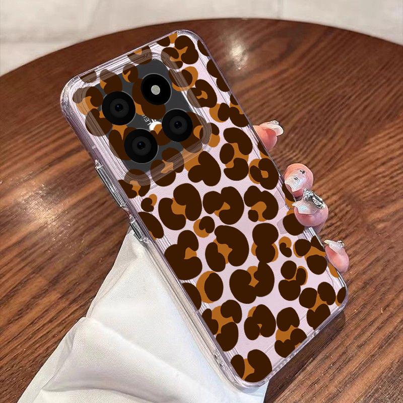 Leopard Print Phone Case For Xiaomi Redmi Note 15 Pro 4G Funda Redmi Note 14 13 Pro 5G Clear TPU Silicone Soft Cover