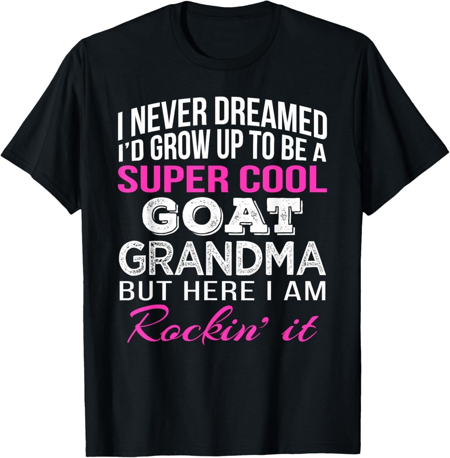 Goat Grandma Tee Shirt Gift Unisex T-Shirt S