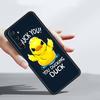 Cartoon Duck Case For Realme C67 C63 C55 C53 C35 C25 C21 GT 2 3 5 6 10 11 12 13 Pro Plus 5G Soft TPU Phone Cover Fundas Capa Bag