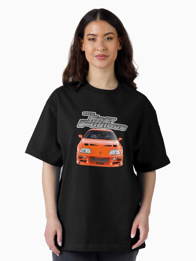 Fast & Furious Brian O'Conner Toyota Supra Fast and Furious Oversized T-Shirt
