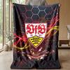 VfB Stuttgart Fußball Druck Flanelldecke, Weiche Warme Leichte Überwurfdecke für Sofa Bett Camping