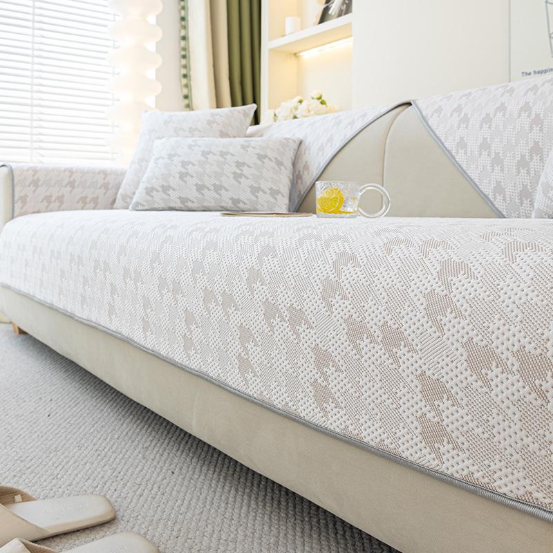 New Sofa Cushion Summer Summer Non-Slip Mat Seat Cushion Cold Silk Cool Sofa Cover Cloth Towel