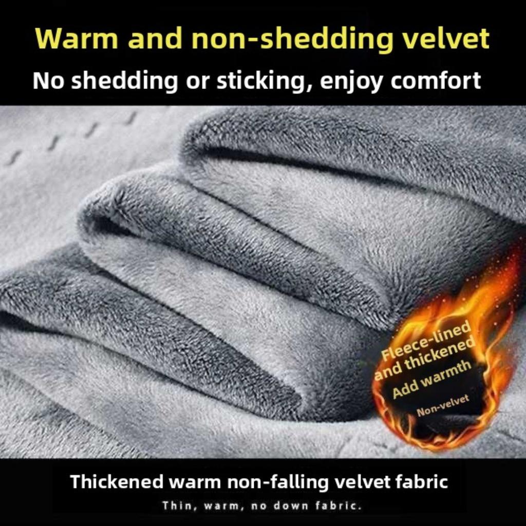 Jesienno-zimowy męski gruby i nieodwrócony aksamitny ciepły T-shirt z długim rękawem i okrągłym dekoltem koszulka bazowa i T-shirt z długim rękawem