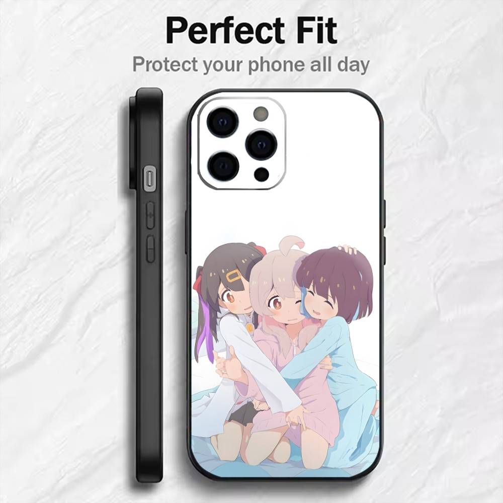 TS Style Onii-chan Wa Oshimai Anime Phone Case For iPhone17,16,15,14,13,12 Plus,Max Soft Silicone Black Cover