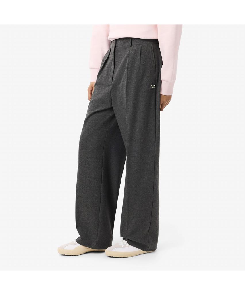 LACOSTE Women'S Flannel Wide Pants Hf8424-55N 050