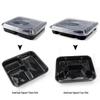 Disposable 3-Compartment Round Takeaway Meal Containers