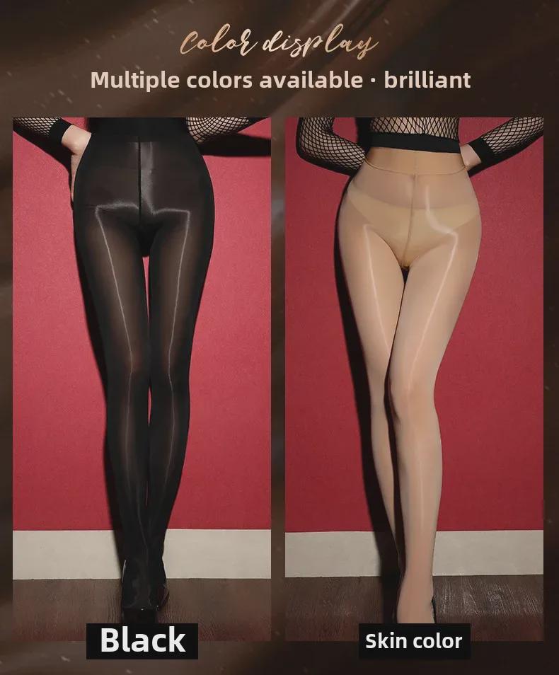 Manyan 8D Shiny High Waist Closed Crotch Sexy Pantyhose WZ7221