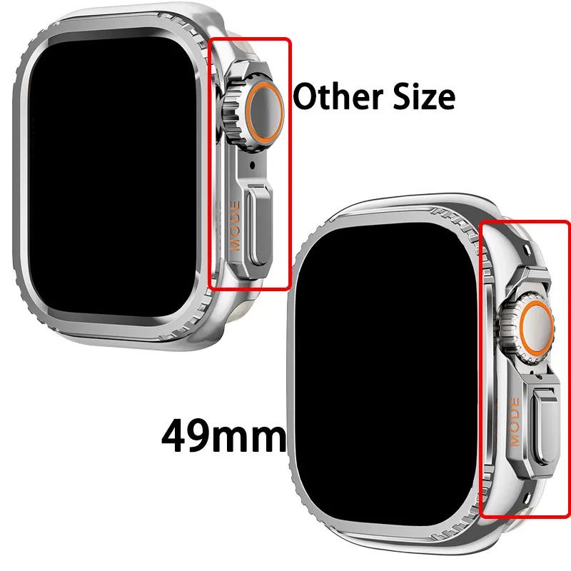 Luksusowa Stal Nierdzewna Koperta+ Pasek Do Apple Watch Seria 11/10 42mm 46 49 45 44mm Metalowy Do Iwatch Ultra3/2/1 9 8 7 6 5 4 SE3/2