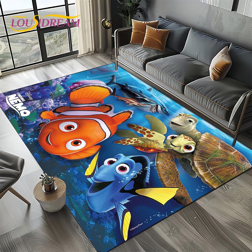 27 Style Cute Finding Nemo Cartoon Sea World Carpet Rug for Bedroom Living Room Home Sofa Decoration,kids Large Decor Floor Mat