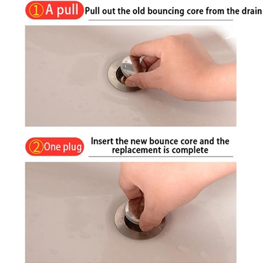 Universal Sink Drain Filter Stopper for Kitchen Bathroom Basin Pop up Drain Strainer