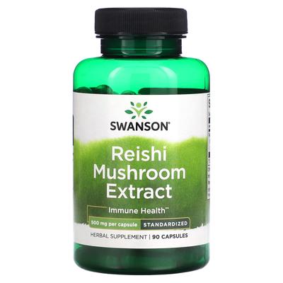 Reishi Mushroom Extract, Standardized, 500Mg, 90 Capsules