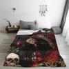 Astarion B-Baldurs Game Gate Coperta Plaid in Flanella Personaggio Vampiro per Casa Letto Trapunta Leggera Sottile Multifunzione