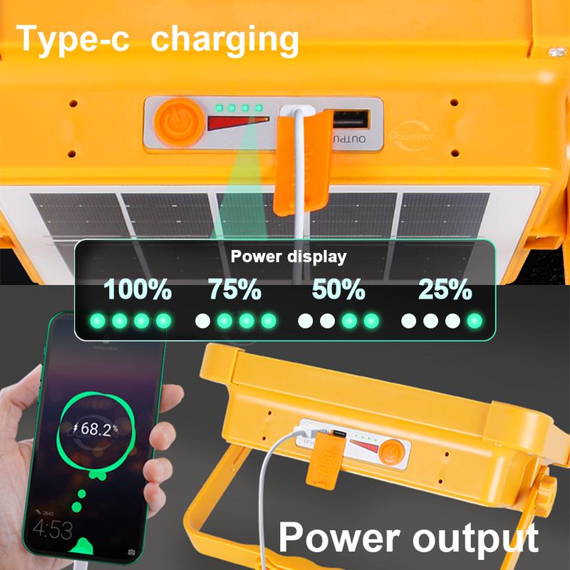 66000000LM Outdoor Solar Lamp Super Bright LED Solar Light External Solarlight Solar Hanging Lantern 20000mAh Rechargeable Light