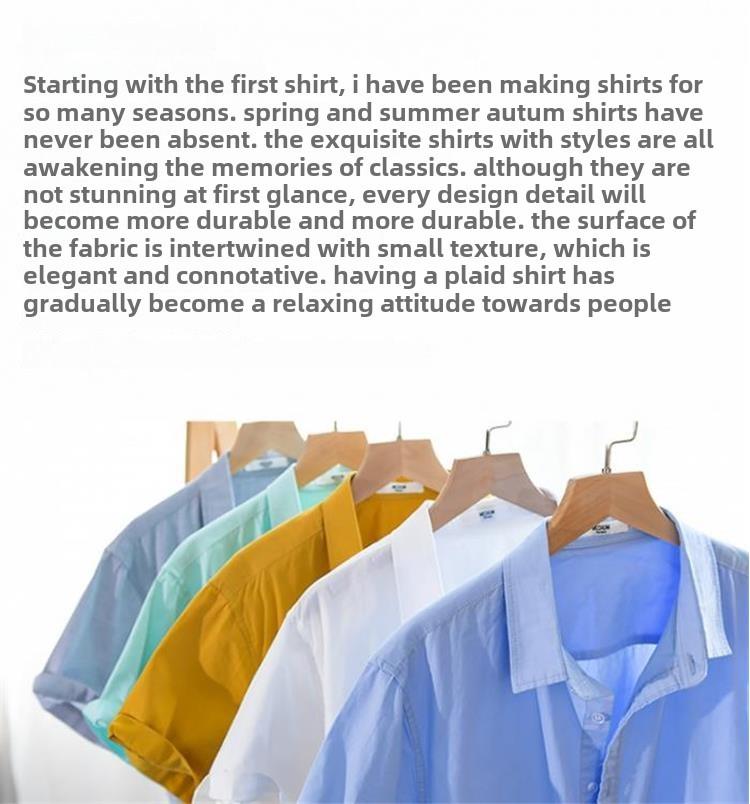 Men's Summer Loose-Fit Cotton Linen Shirt - Japanese Style, Casual Short Sleeve