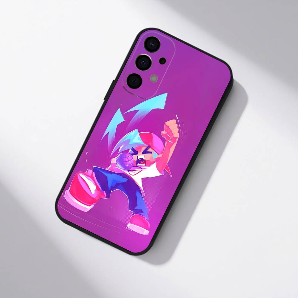 Game F-Friday Night Funkin Phone Case For Samsung S25,S24,S21,S22,S23,S30,Ultra,S20,Plus,Fe,Lite,5G Black Cover