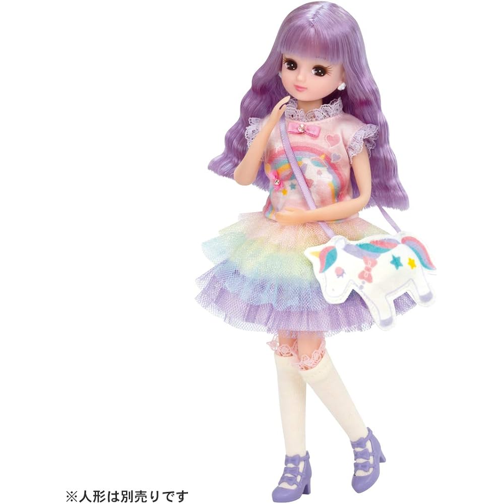 Takara Tomy Licca-chan Dress LW-18 Dreamy Outfit Set for Dolls Play Toy Ages 3 and Up