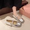 Beautiful Skirt Ballet Mary Jane Single Shoes Women's 2025 Spring and Autumn New Flat French Small Leather Shoes Women's