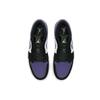 Air Jordan 1 Low Court Purple Unisex Sneakers White Black-Court-Purple 553558-125