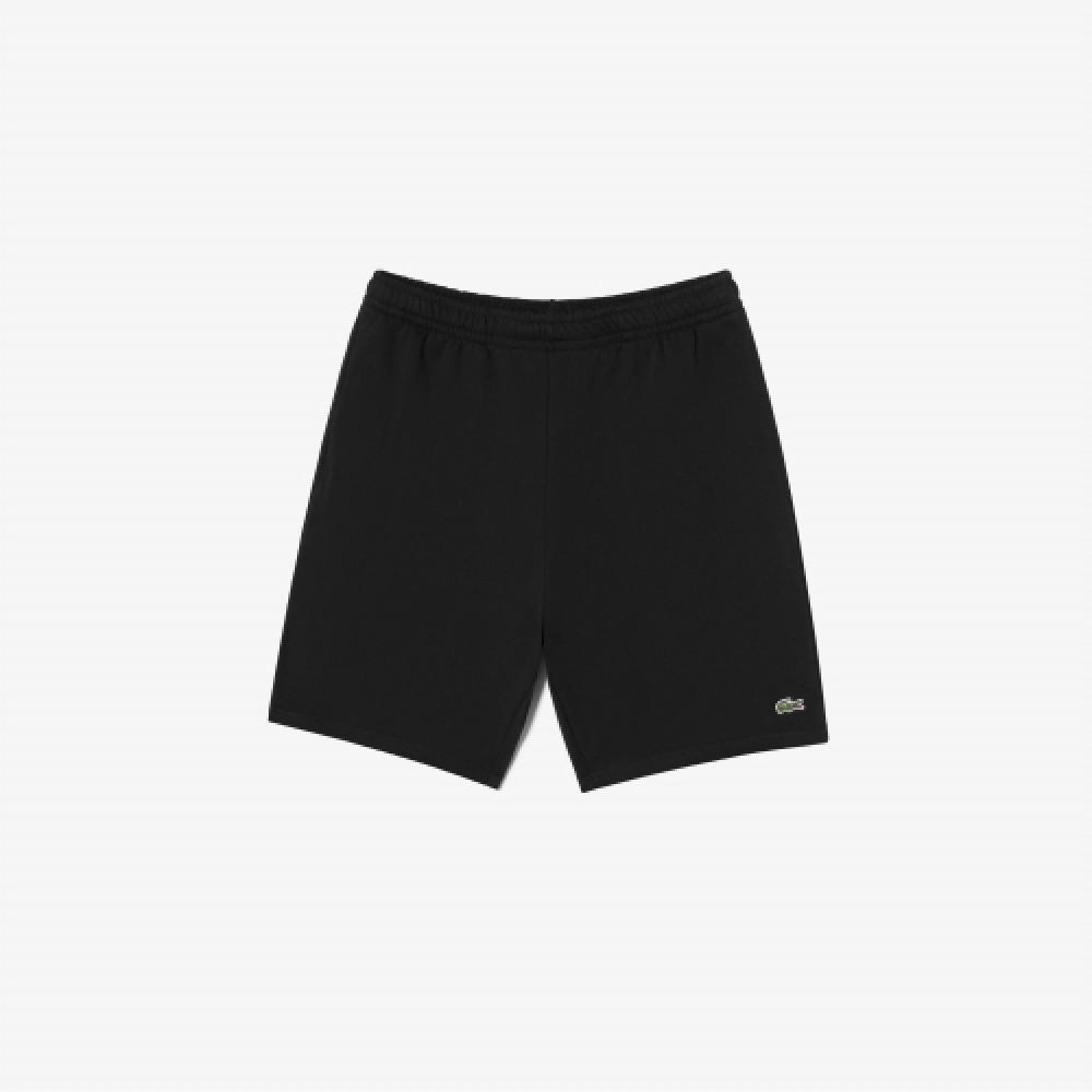 

LACOSTE Мужские однотонные спортивные шорты [черный]