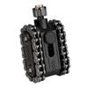 Moruna Metal Tank-Shaped Fidget Toy, ADHD Toy for Adults, Stress Relief, Hand Play, Time Killer (Black)