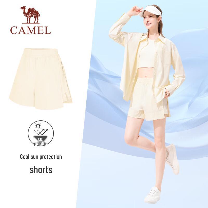 CAMEL Women s Cooling UV Protection Casual Shorts M