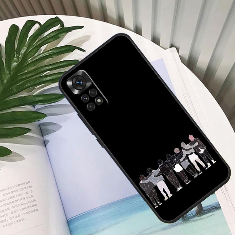 Korean Fashion Kpop Band For Xiaomi Redmi 10C 9C 12C 10A 9T Case For Redmi Note 12 8 9 10 11 Pro 9S 10S 11S Cover