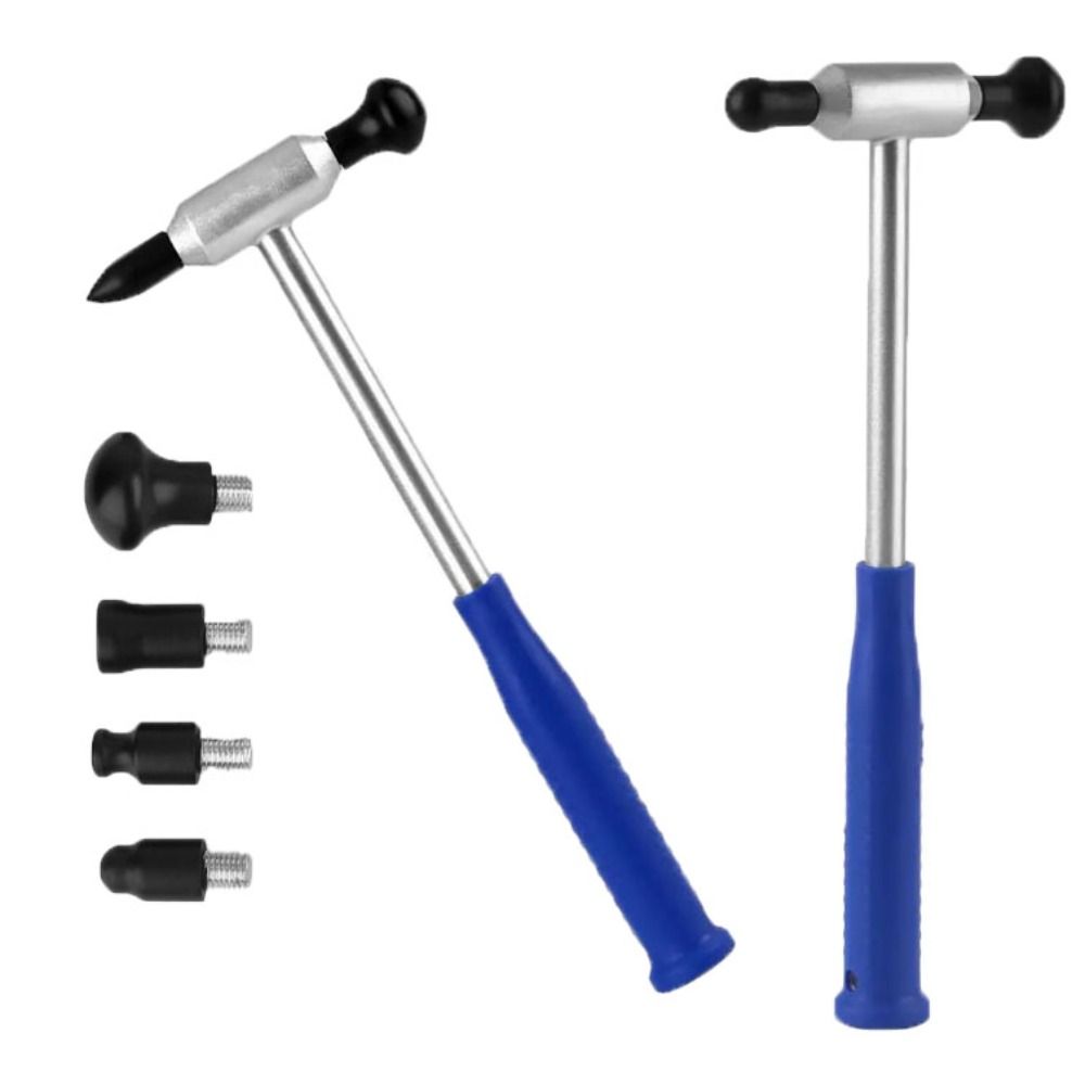 6 Replacement Heads Car Hammer Auto Body Dents Repair Kit Removal Tools Automotive Accessories