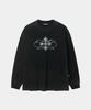 MAISON MINED Celtic Cross Long Sleeve Washed Black