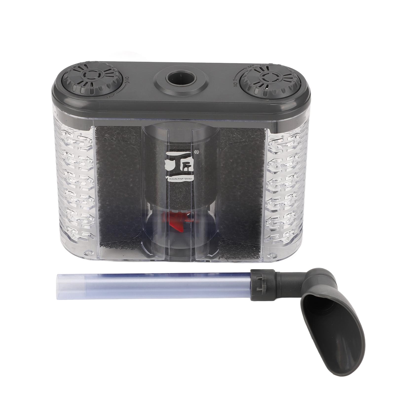 

Sponge Aquarium Filter Quiet Poop Cleaning Oxygenating Bacteria Cultivation Double Sponge Fish Tank Filter