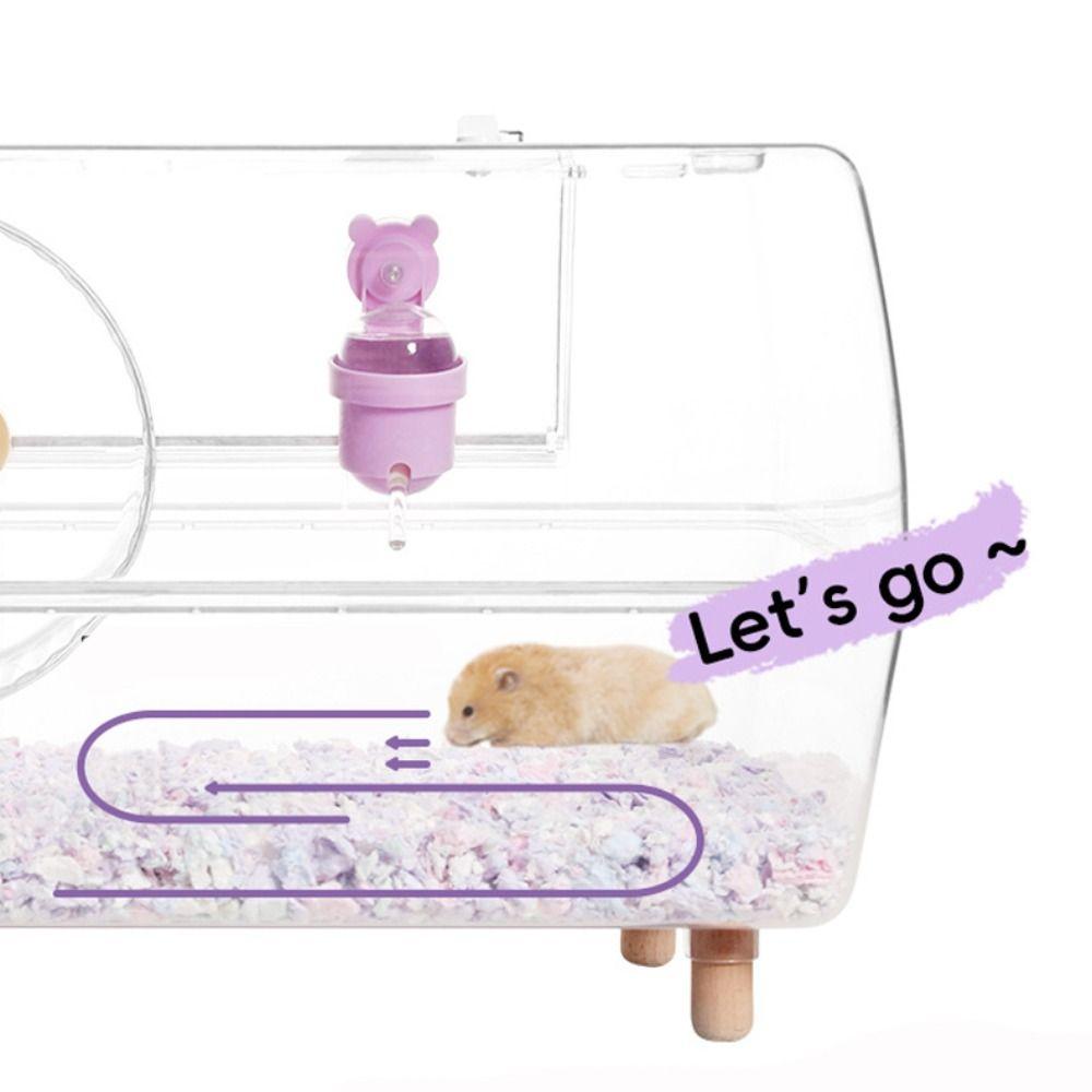 Vakuumadsorpsjon Hamster Vann Drikkeflaske Vegghengt Kjæledyr Vanndispenser Lite Kjæledyr