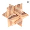 Iq Brain Teaser Kong Ming Lock Wooden Interlocking Burr 3D Puzzles Game Toy Gift
