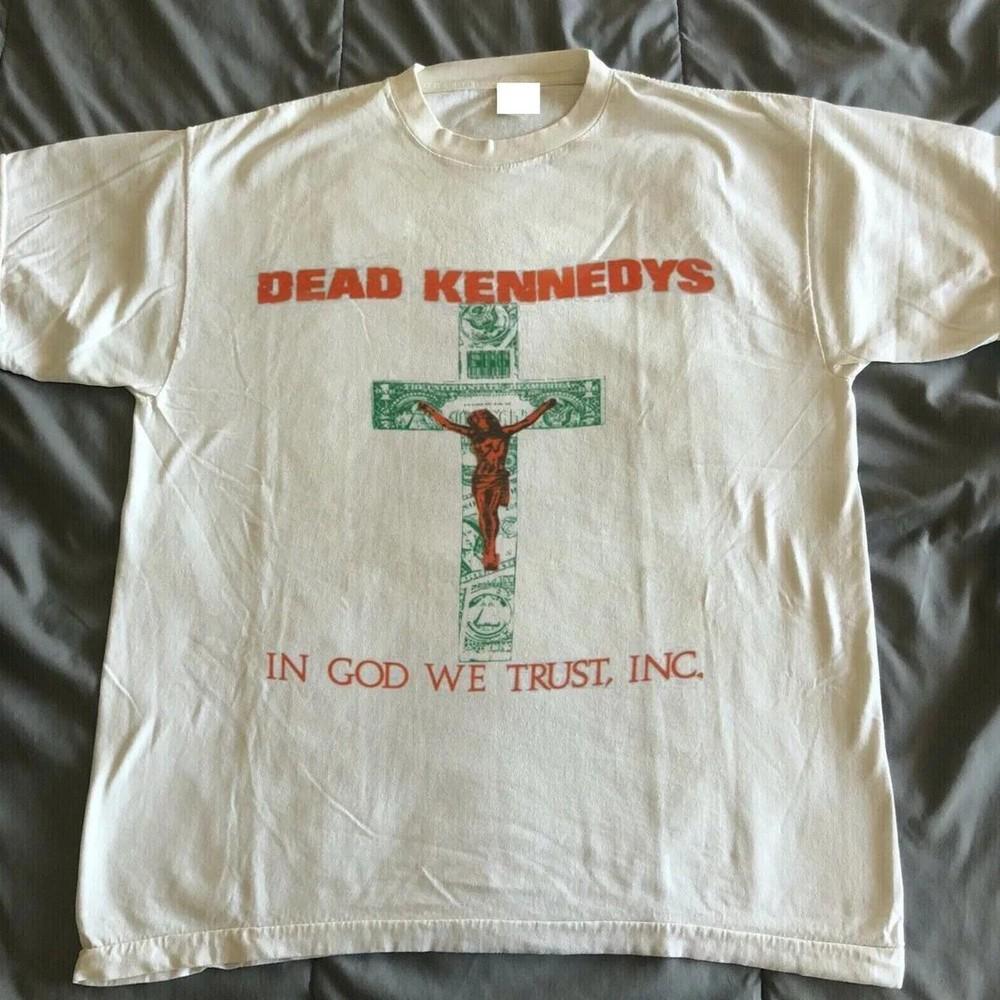 1981 In God We Trust Dead Kennedys Shirt All Size Unisex R237 Unisex T-Shirt XL
