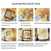 Song Brocade DIY Material Kit: Ethnic Style Pearl Painting Frame - Cultural Heritage Handcraft