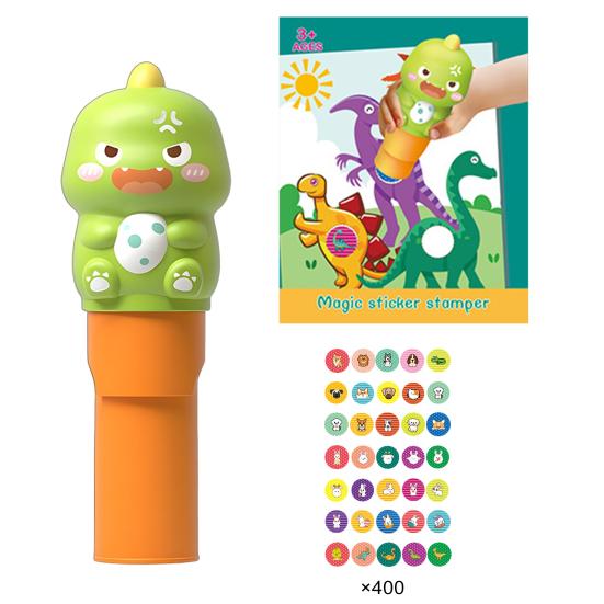 Sticker Seal Activity Pad Stamper 400 Sticker Kunsthandwerk Fidget Spielzeug Sammlerstück Charakter