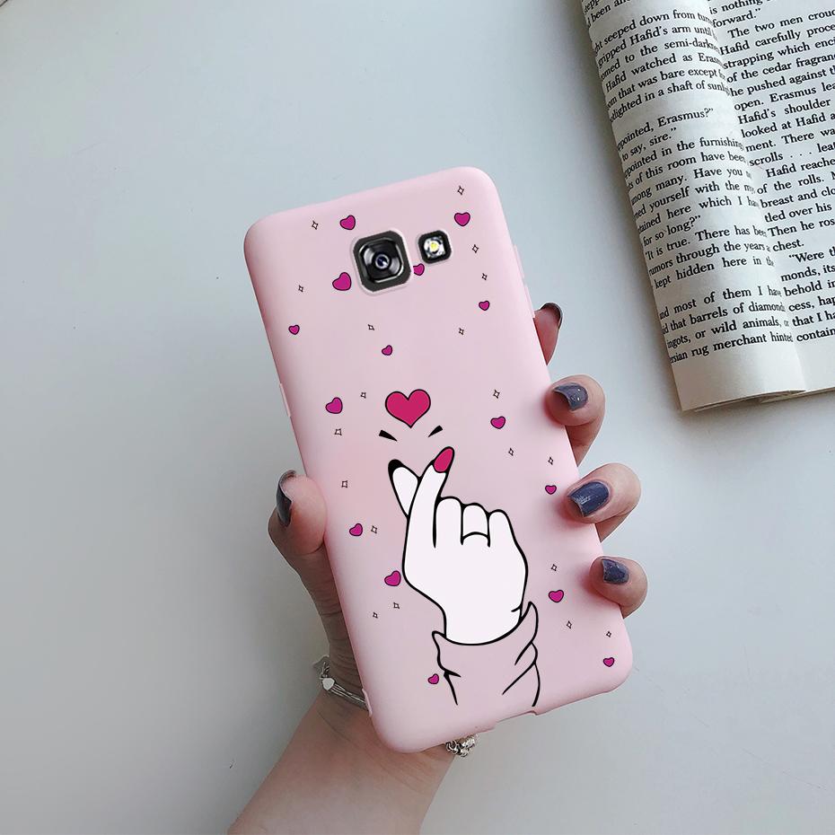 Hülle Für Samsung Galaxy A7 2017 Hülle Niedlich Bemalte Silikon Weiche TPU Handy Rückseite Abdeckung Stoßstange Für Samsung A7 2017 A720 A720f Hüllen