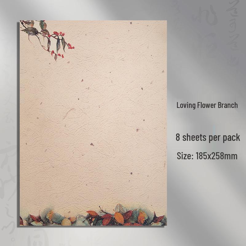 Chinesisches Retro-Stil Kalligraphie Briefpapier – Einfaches & Künstlerisches Schreibwaren zum Üben