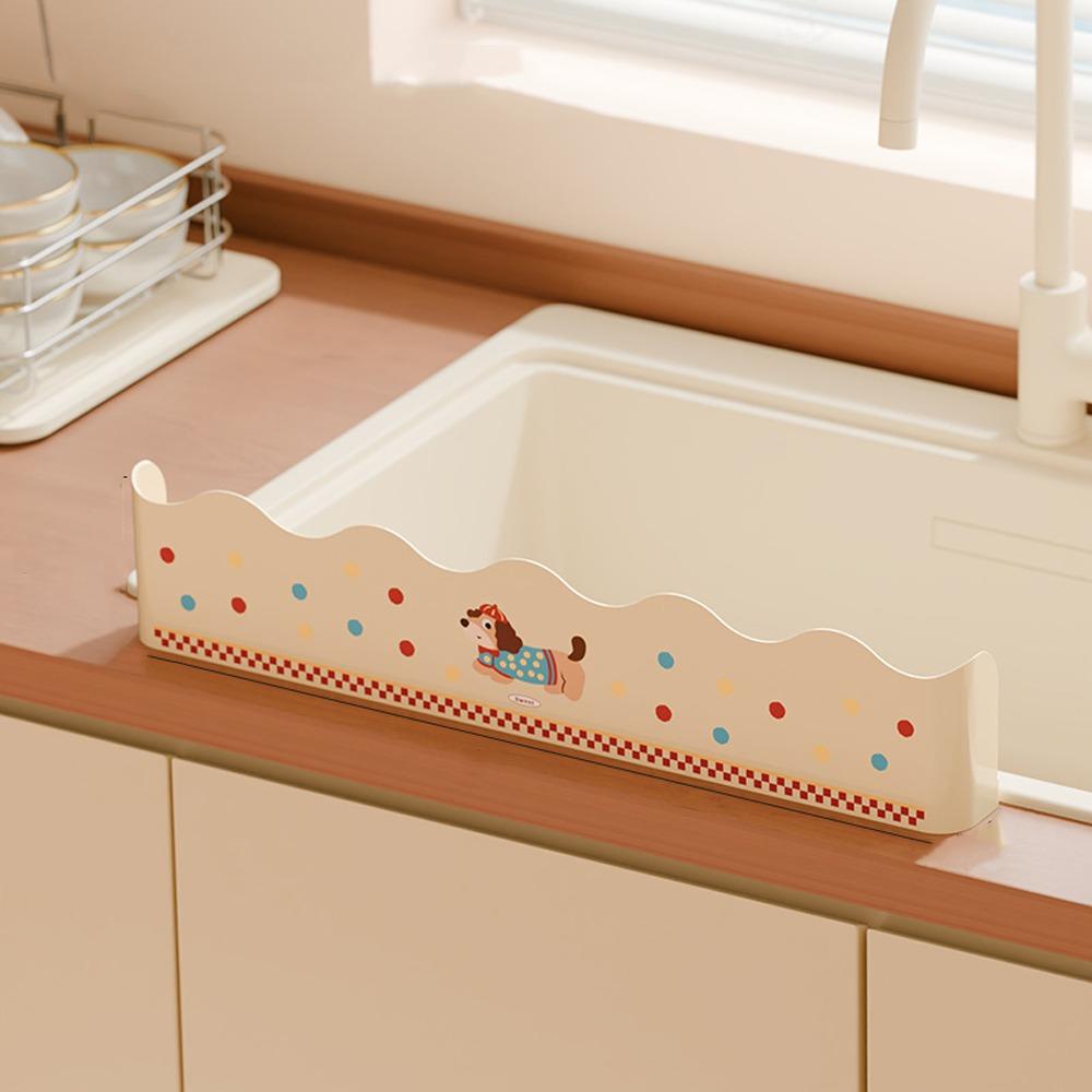 Oil-Proof Kitchen Sink Baffle Suction Cup Waterproof Baffle Water Blocking Board  Washing Dishes