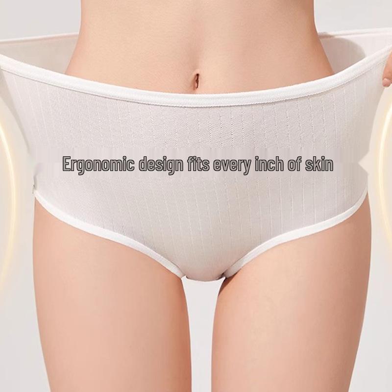 Women's Disposable Pure Cotton Briefs: Travel-Friendly, Wash-Free, Maternity/Postpartum Underwear, Plus Sizes Available