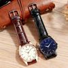 Luxury Business Men Watch Casual Quartz Watches for Men Clock Leather Strap Quartz Wristwatches Gift Relojes Para Caballeros