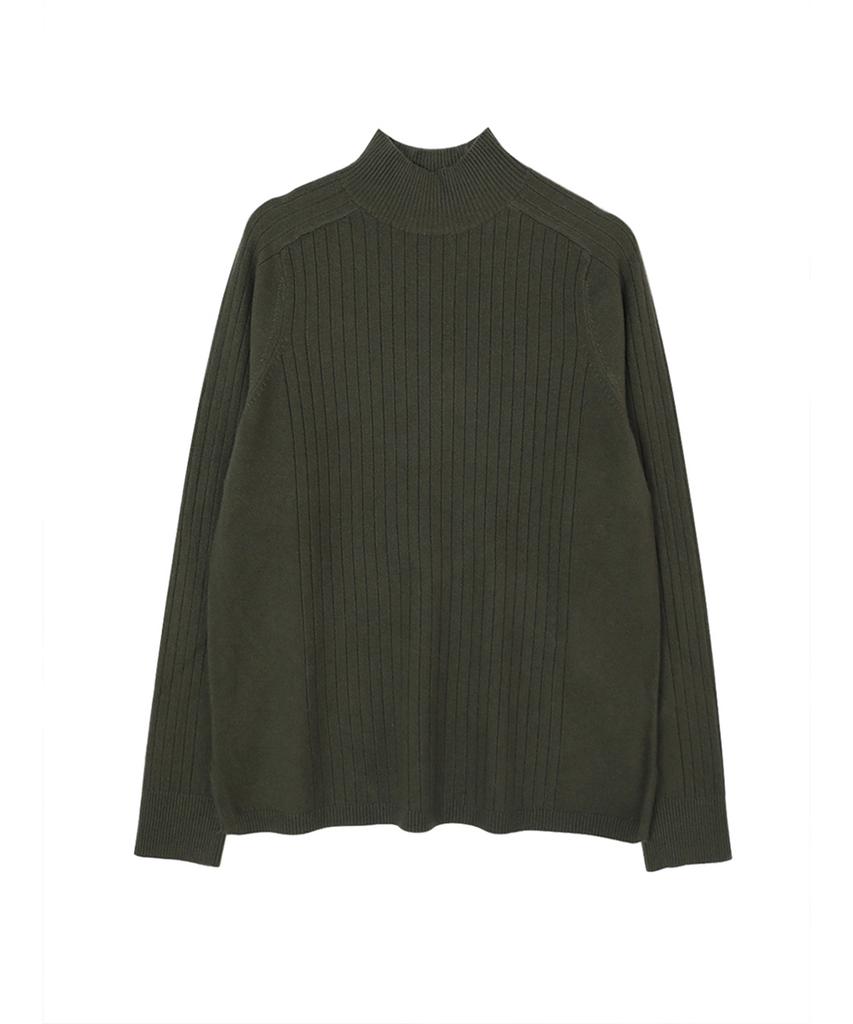 Baseukala Ribbed Half-Neck Knitwear (8Colors)