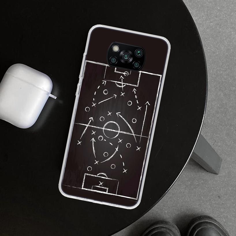 

Football Soccer Tactics Time Phone Case Cover for Xiaomi Poco X6 X5 X4 X3 Nfc X7 F7 Ultra F6 Pro F5 F4 Gt F3 M6 M5 M4 M3 Print C Xiaomi Poco M5S