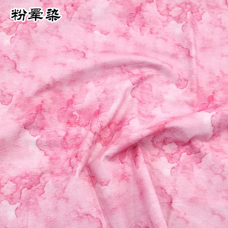plain weaveColorful Tie-Dye Print Fabric Soft Jersey Cotton starry sky series DIY Sewing Clothing Dress T-Shirt Fabric