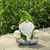 Valery Madelyn Gardening Ornament - Gnome Yoga Time - Earth Fairy Gnome Garden Light - Solar Light - Outdoor Garden Ornament - Garden Decoration - Mot